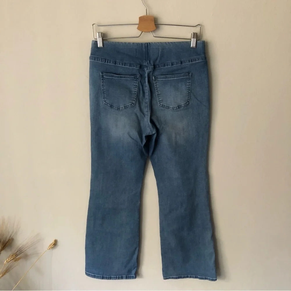 Soft Surrounding Pull On Stretchy Bootleg Jeans Size Small Petite